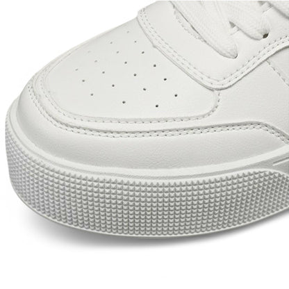 Zapatillas bajas hombre con suela gruesa y acabado liso