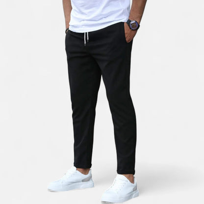 Pantalones Hombre Elastico Confort Ajuste Moderno