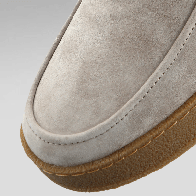 Zapatos Casual Hombre de Gamuza con Cordones y Suela Goma