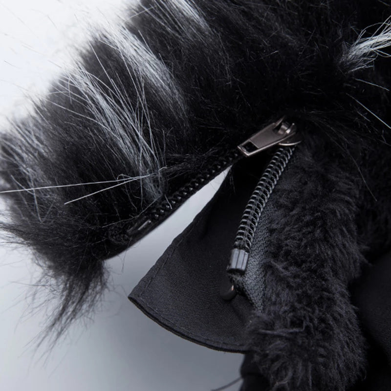 Abrigo Mujer Invierno con Forro Polar Ajuste Clasico