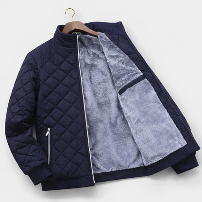 Chaqueta Hombre Acolchada Interior Calido Ajuste Confortable