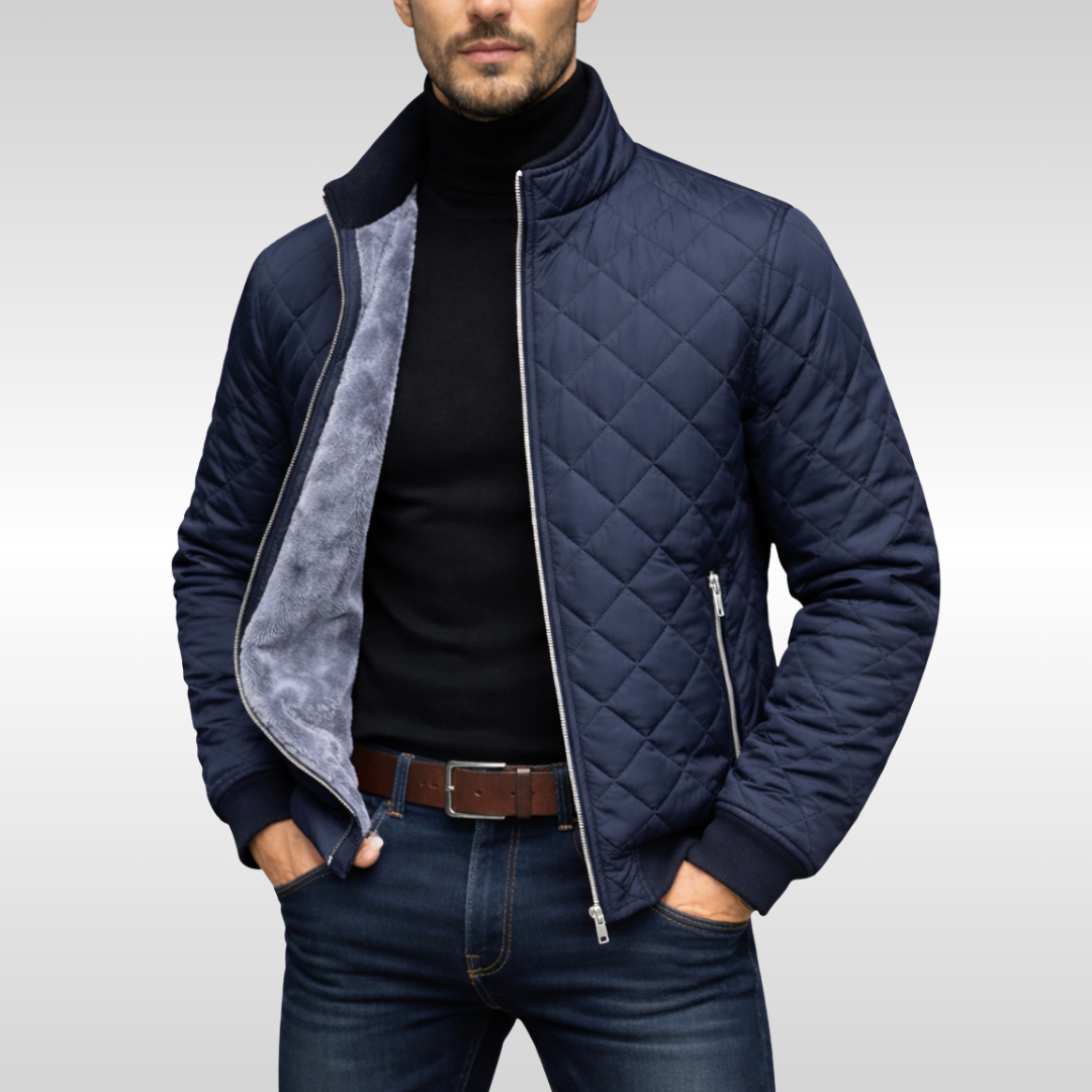 Chaqueta Hombre Acolchada Interior Calido Ajuste Confortable - Mavetta