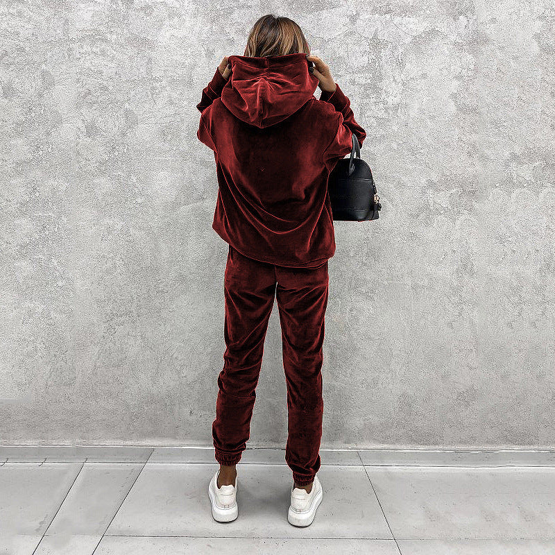 Chándal Mujer de Terciopelo Estilo Chic