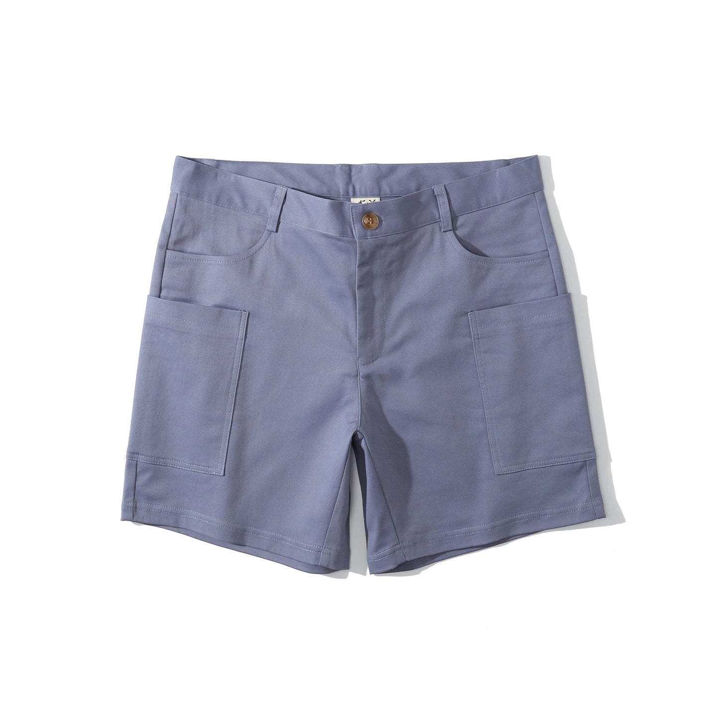 Bermudas cargo hombre algodón corte recto