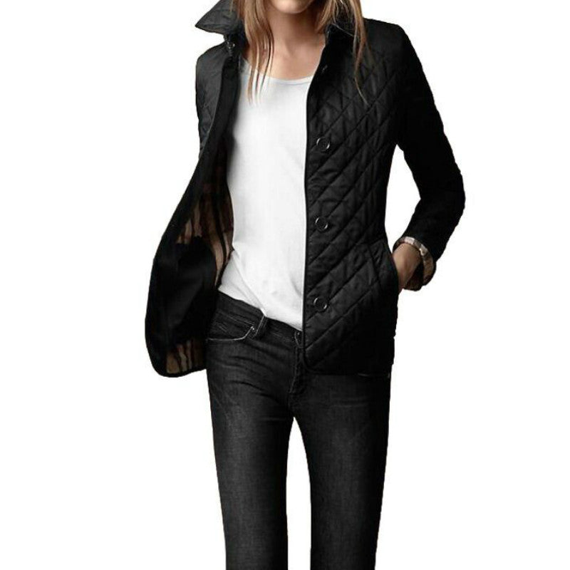 Chaqueta Acolchada Mujer Ajuste Clasico