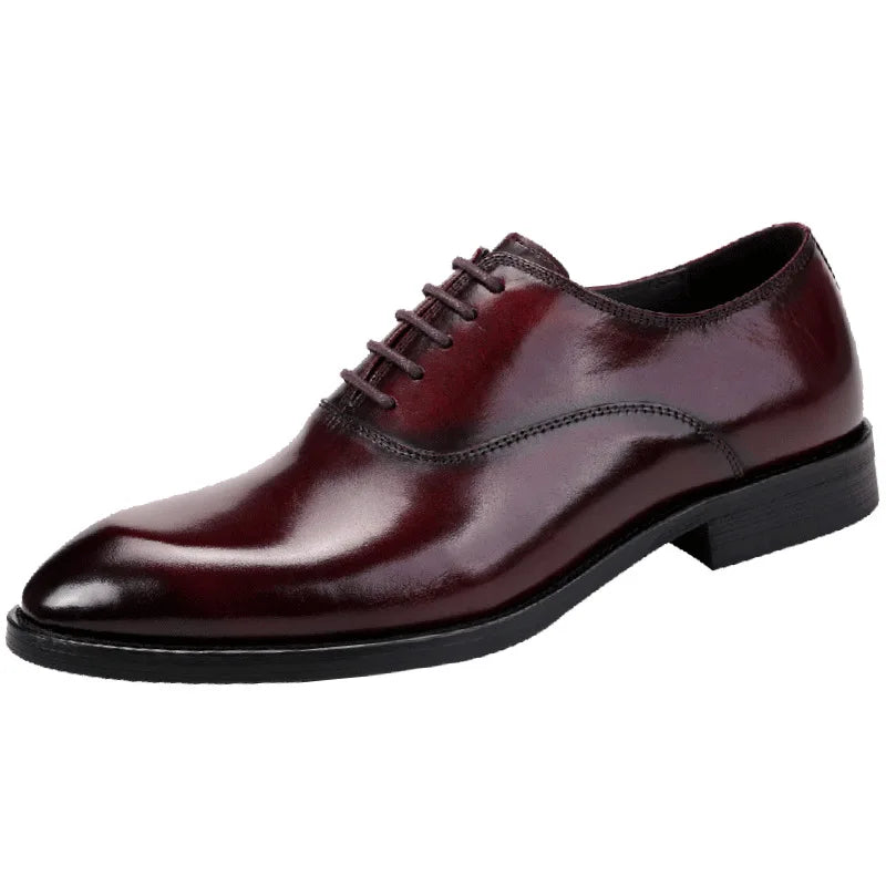Zapatos Oxford Hombre de Cuero Diseño Clásico Confort