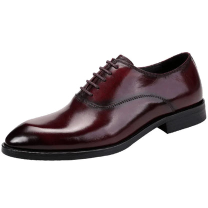 Zapatos Oxford Hombre de Cuero Diseño Clásico Confort