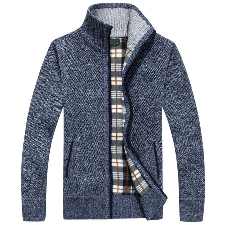 Chaqueta Hombre de Poliéster con Cremallera Ajuste Regular
