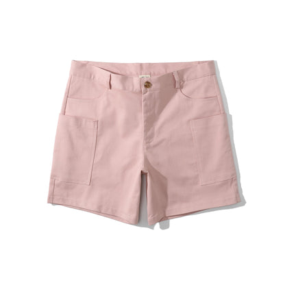 Bermudas cargo hombre algodón corte recto