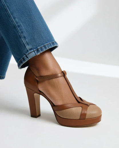 Tacones Mujer Retro Sujeción Ergonómica Elegantes