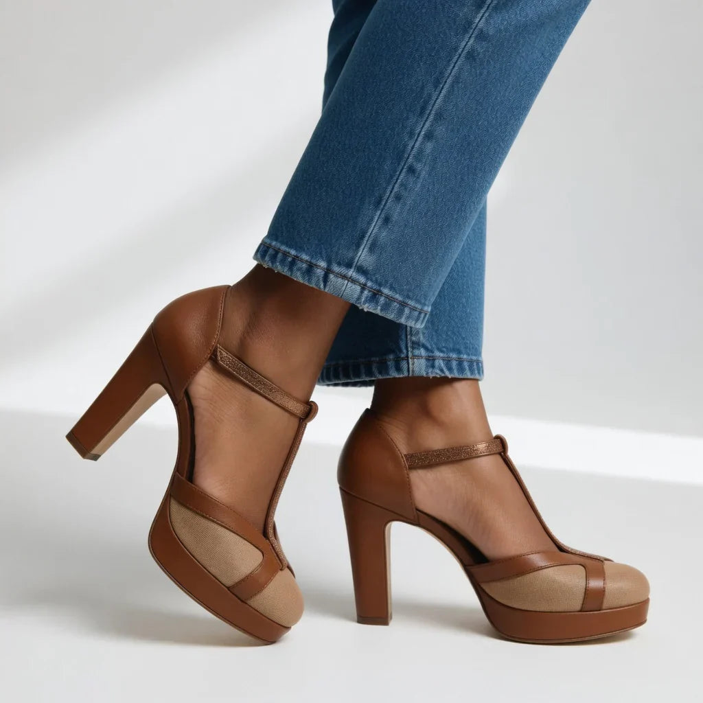 Tacones Mujer Retro Sujeción Ergonómica Elegantes - Mavetta