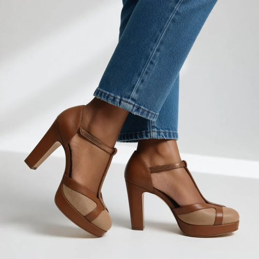 Tacones Mujer Retro Sujeción Ergonómica Elegantes - Mavetta