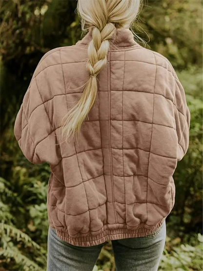 Chaqueta Acolchada Mujer Oversize Ajuste Holgado