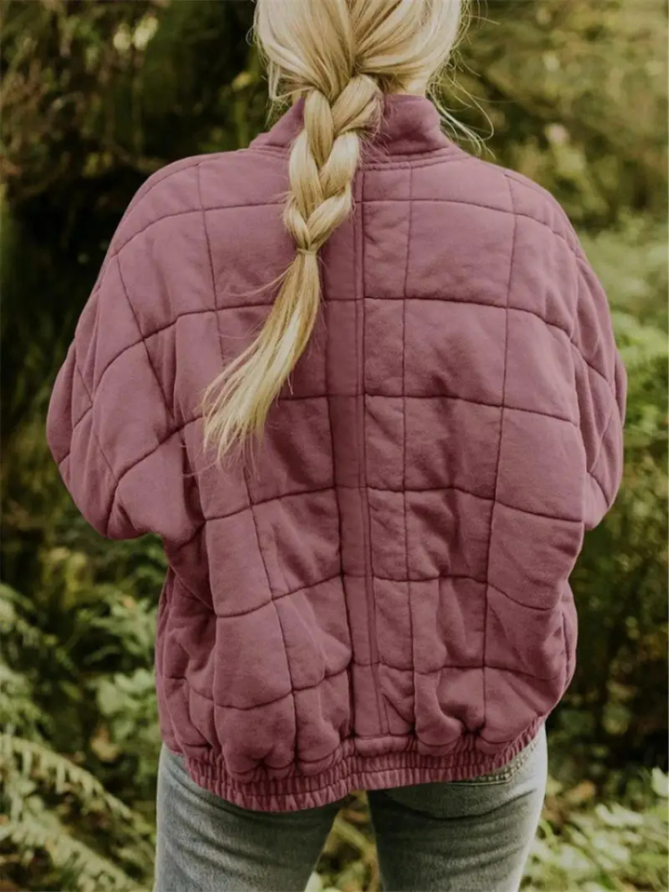 Chaqueta Acolchada Mujer Oversize Ajuste Holgado