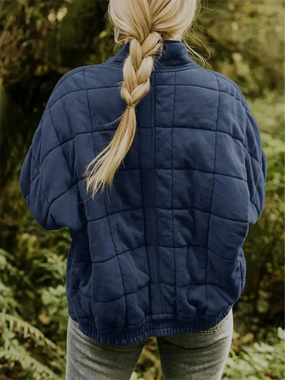 Chaqueta Acolchada Mujer Oversize Ajuste Holgado