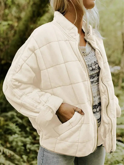 Chaqueta Acolchada Mujer Oversize Ajuste Holgado