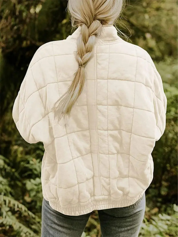 Chaqueta Acolchada Mujer Oversize Ajuste Holgado