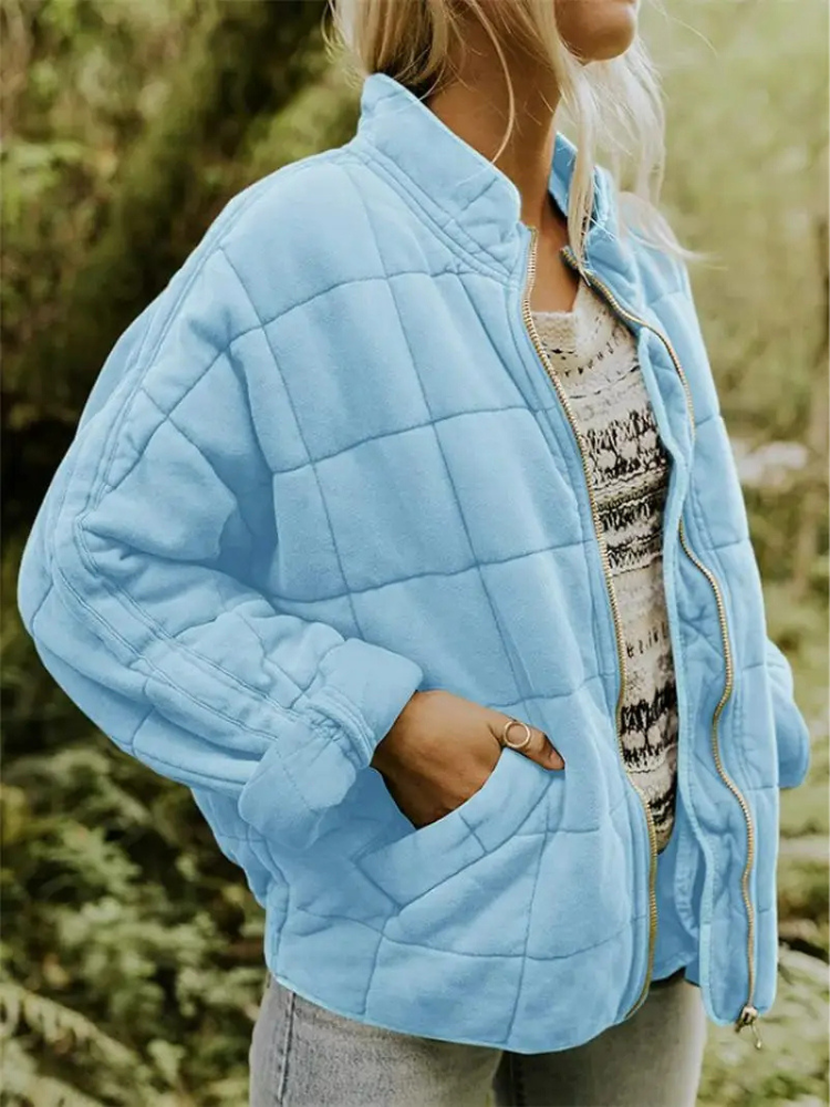 Chaqueta Acolchada Mujer Oversize Ajuste Holgado