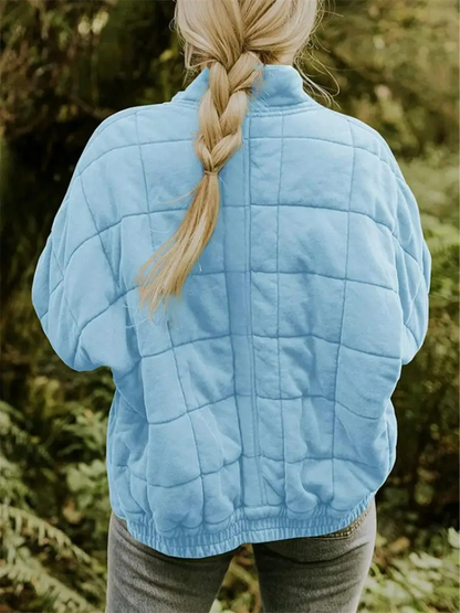 Chaqueta Acolchada Mujer Oversize Ajuste Holgado