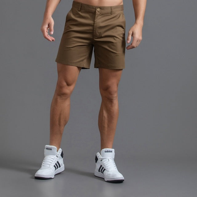 Pantalón Corto Hombre Algodón Ajustado Verano
