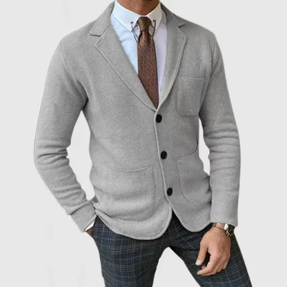 Blazer Hombre Casual Slim Fit con Bolsillos