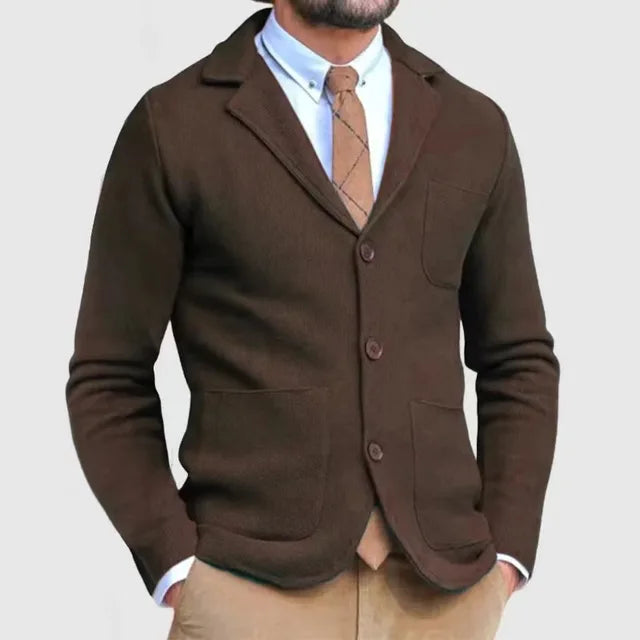 Blazer Hombre Casual Slim Fit con Bolsillos