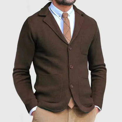 Blazer Hombre Casual Slim Fit con Bolsillos