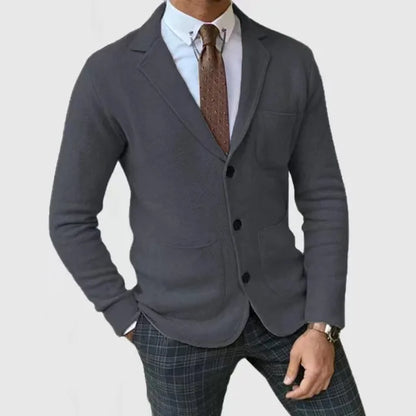 Blazer Hombre Casual Slim Fit con Bolsillos