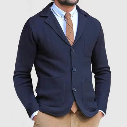 Blazer Hombre Casual Slim Fit con Bolsillos