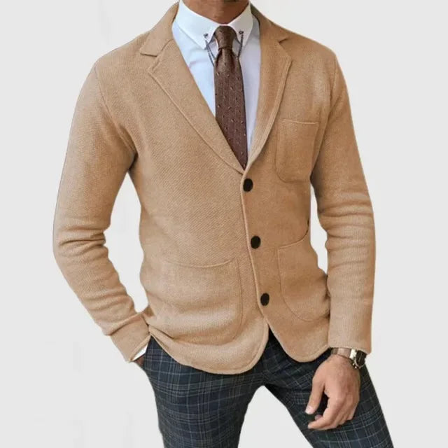 Blazer Hombre Casual Slim Fit con Bolsillos - Mavetta