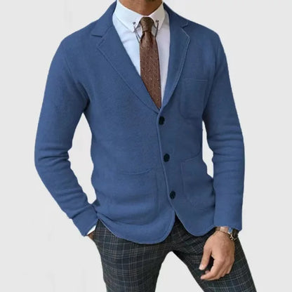 Blazer Hombre Casual Slim Fit con Bolsillos