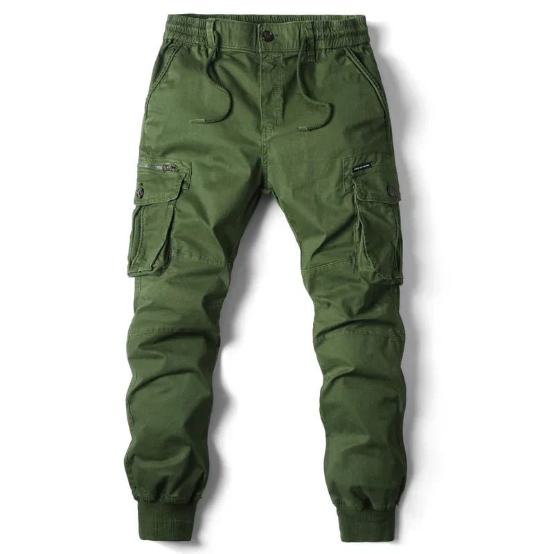 Pantalones Jogger Hombre Cargo Bolsillos Multiples Comodos