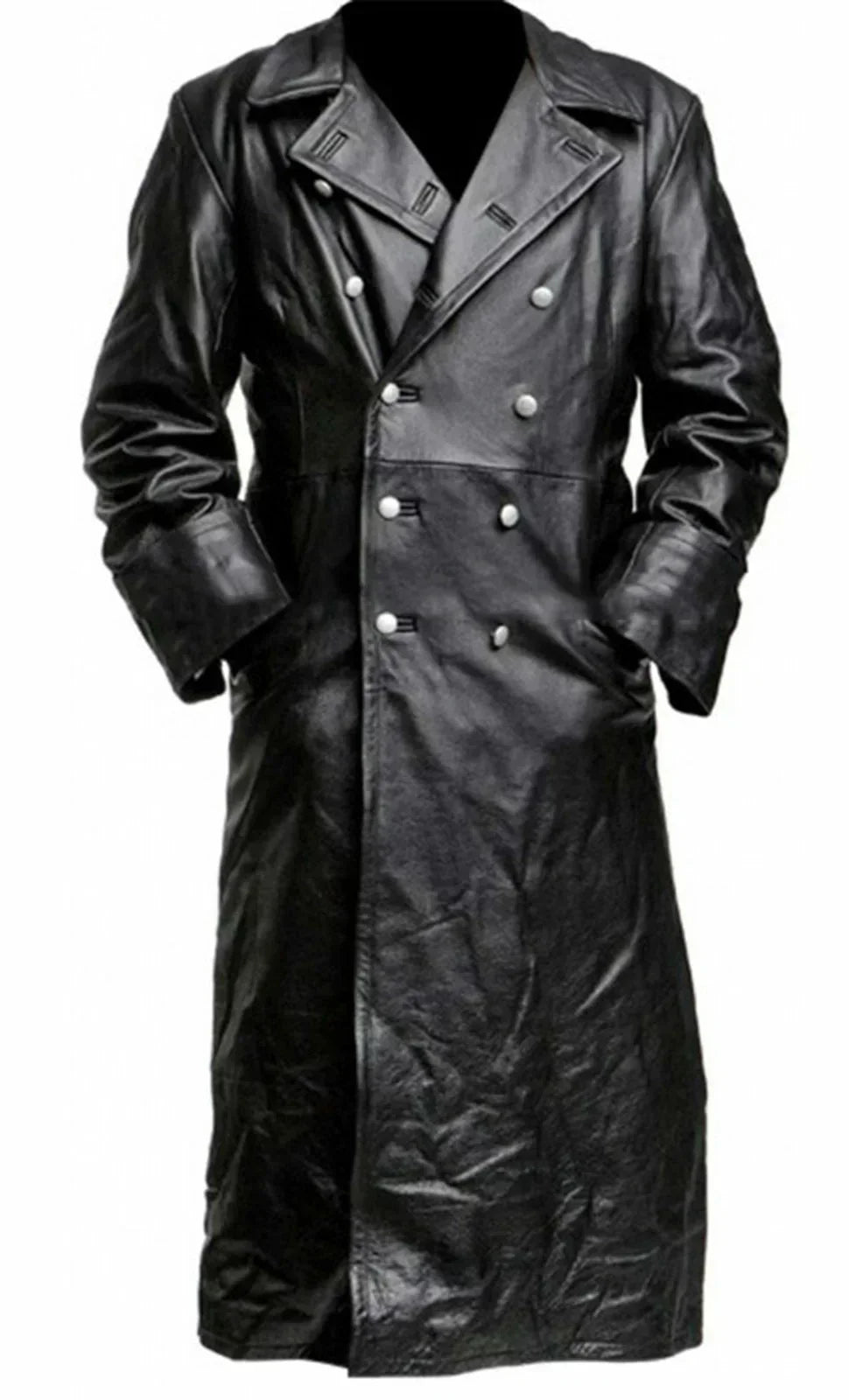 Gabardina Hombre de Tela Pulida con Botones Múltiples - Mavetta
