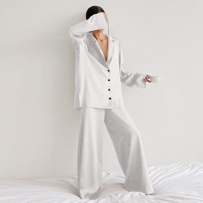 Pijama Mujer de Satén Dos Piezas Oversize