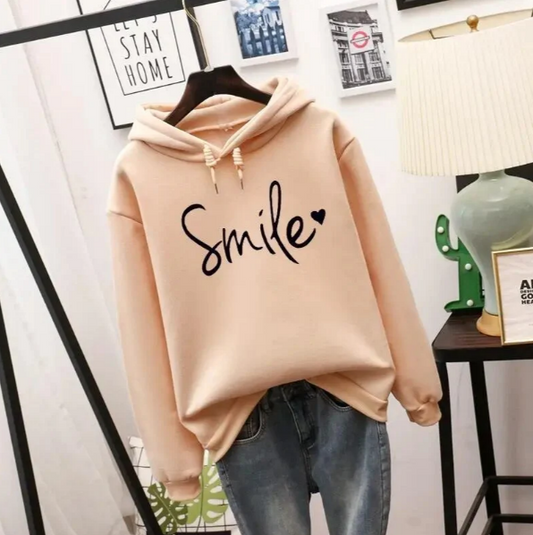 Sudadera mujer con capucha y estampado ajuste cómodo - Mavetta