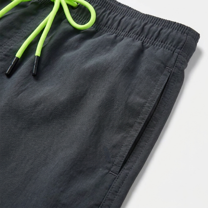 Bañador Shorts Hombre Con Cintura Elástica Cordón Bolsillos Laterales