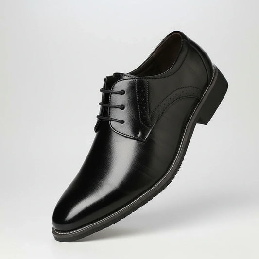 Zapatos Derby Hombre Puntera Lisa Costuras Contrastantes Formal - Mavetta