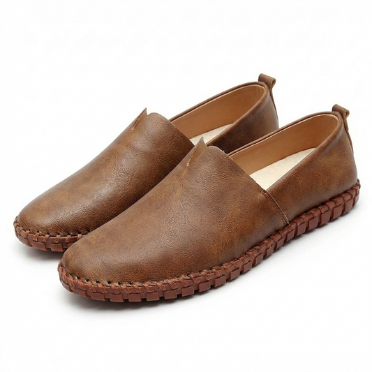 Mocasines Hombre Cuero Costuras Slip-On Casual - Mavetta