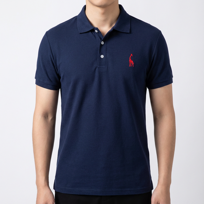 Polo Hombre Algodón Bordado Cuello Clásico Casual