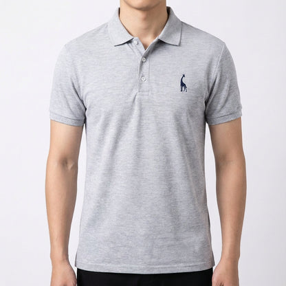 Polo Hombre Algodón Bordado Cuello Clásico Casual