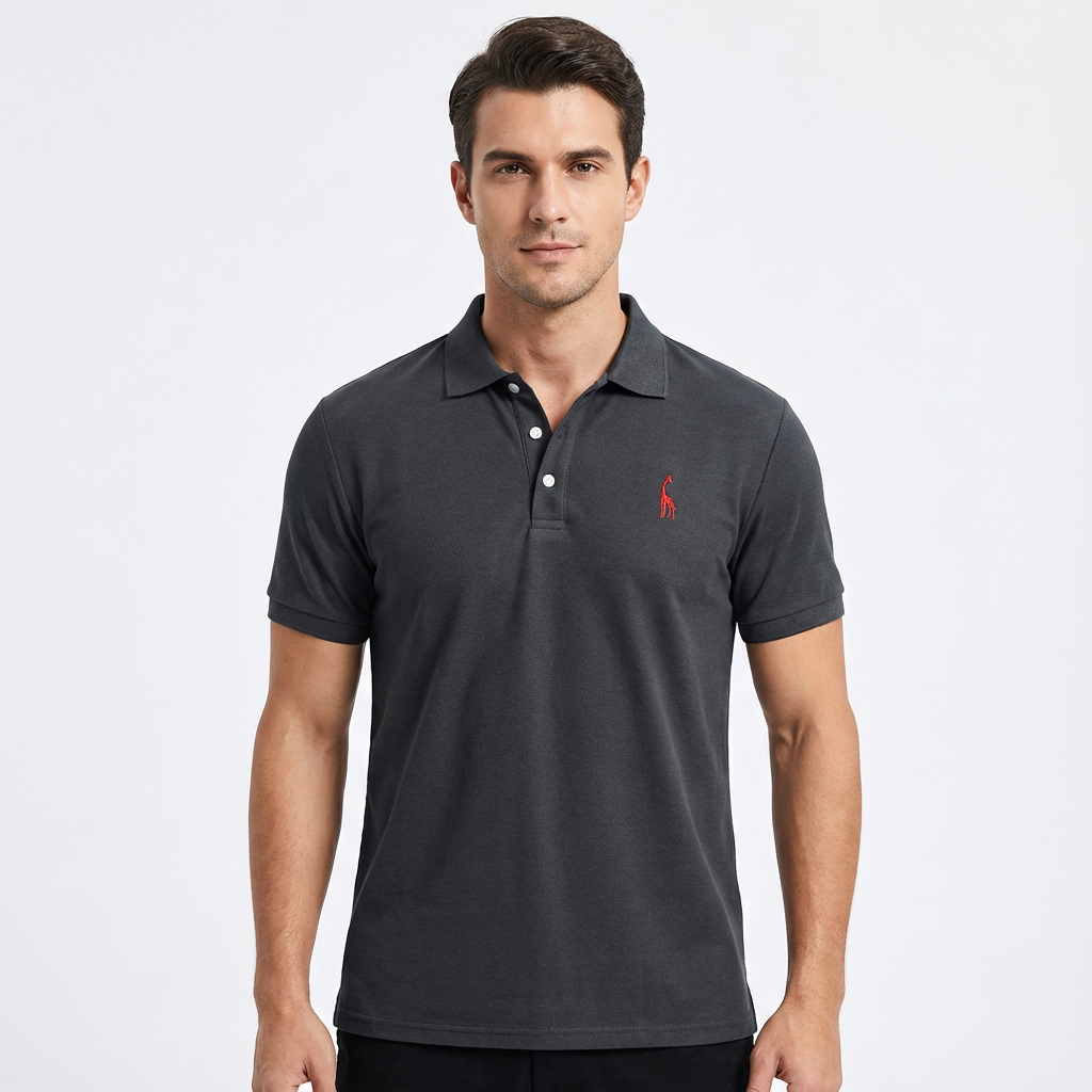 Polo Hombre Algodón Bordado Cuello Clásico Casual - Mavetta