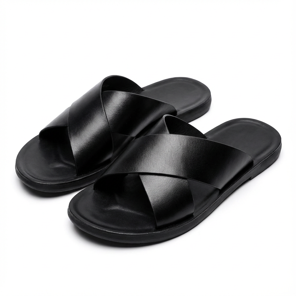 Sandalias Slide Unisex con Tiras Cruzadas Suela Plana Minimalista - Mavetta