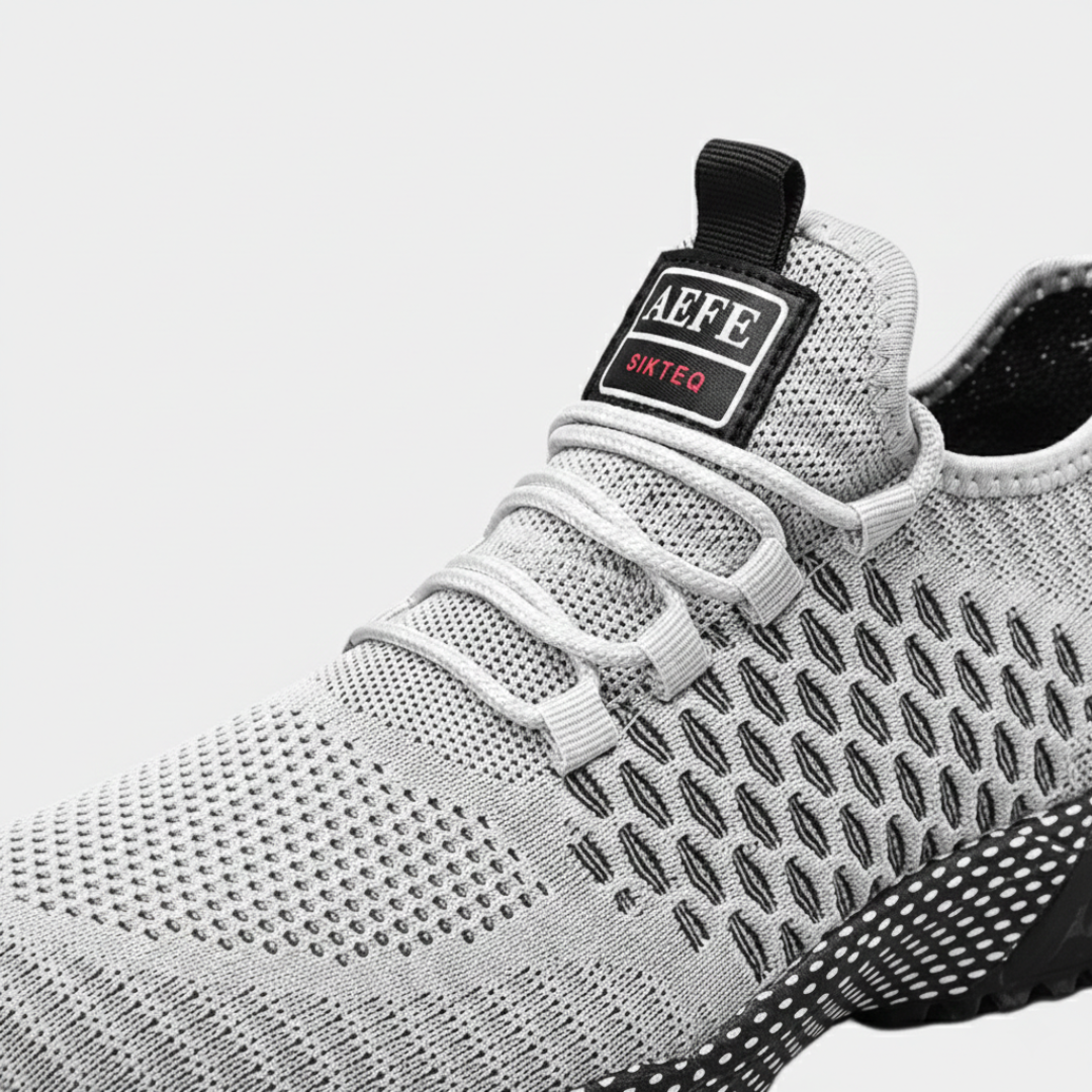 Zapatillas Running Hombre Malla Transpirable Cordones Suela Tacos
