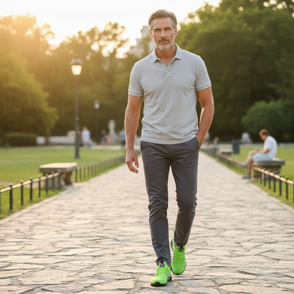 Zapatillas Running Hombre Malla Transpirable Cordones Suela Tacos