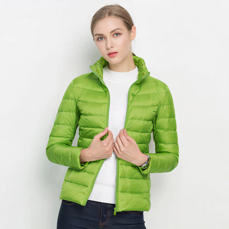 Chaqueta Ligera Mujer de Plumón Estilo Urbano