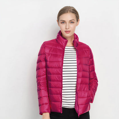 Chaqueta Ligera Mujer de Plumón Estilo Urbano