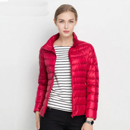Chaqueta Ligera Mujer de Plumón Estilo Urbano