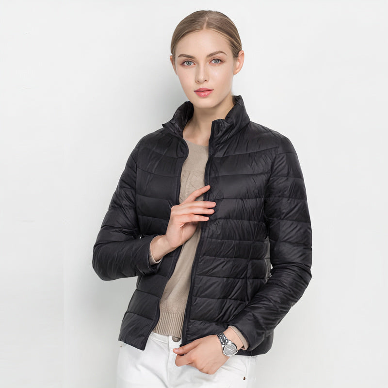 Chaqueta Ligera Mujer de Plumón Estilo Urbano