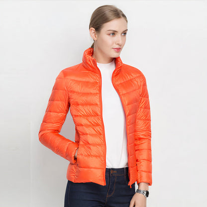 Chaqueta Ligera Mujer de Plumón Estilo Urbano