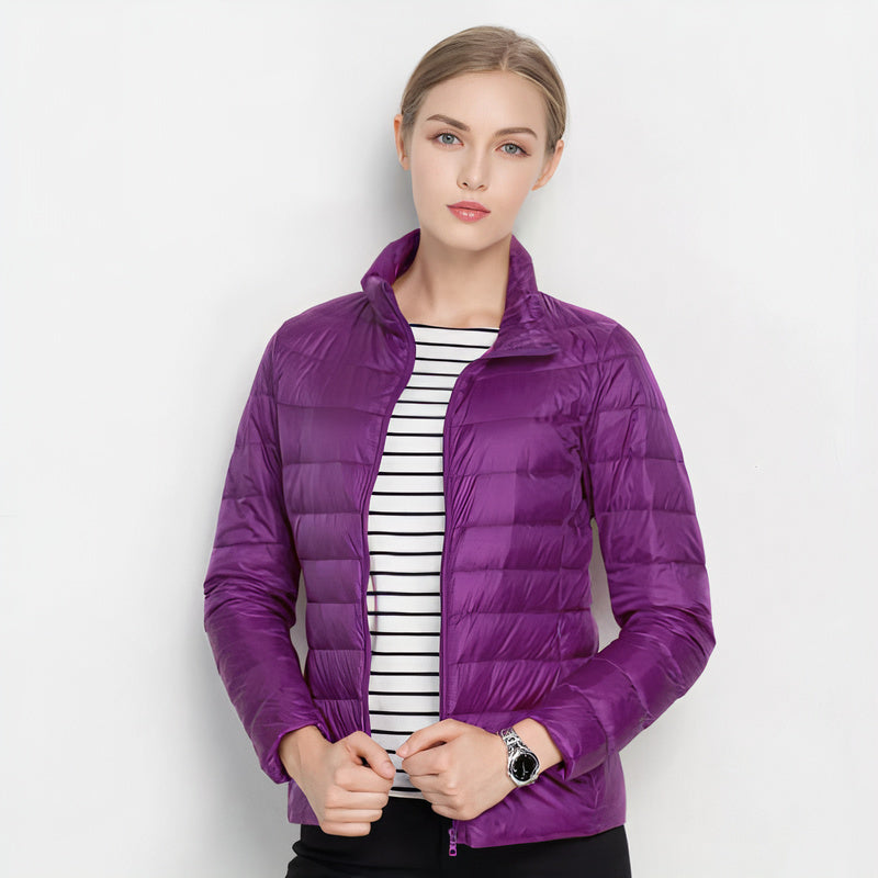 Chaqueta Ligera Mujer de Plumón Estilo Urbano